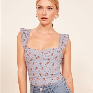 reformation elena top